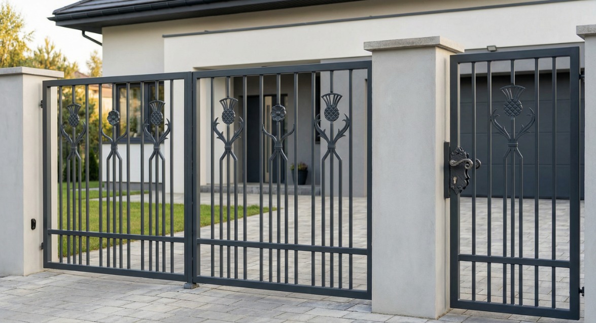 System Ogrodzeniowy 'Botaniczna Symfonia' – Mariaż Modernistycznej Formy z Klasycznym Detalem