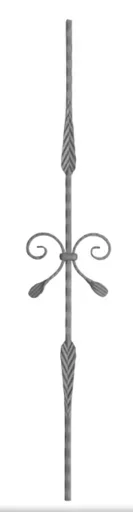 Tralka Prosta Ozdobna 06.050  950 x 170