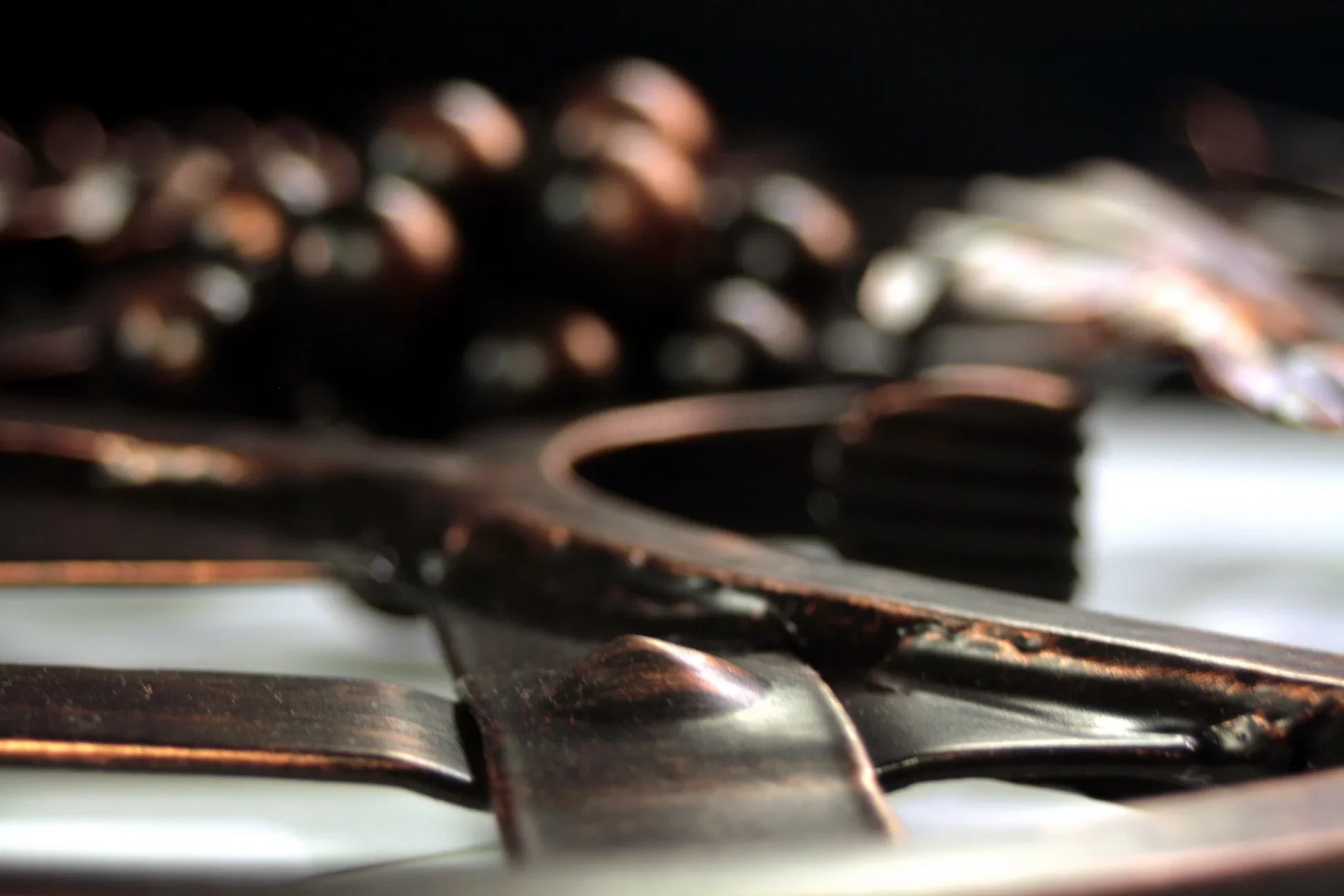 Artystyczne łączenie stali - detal