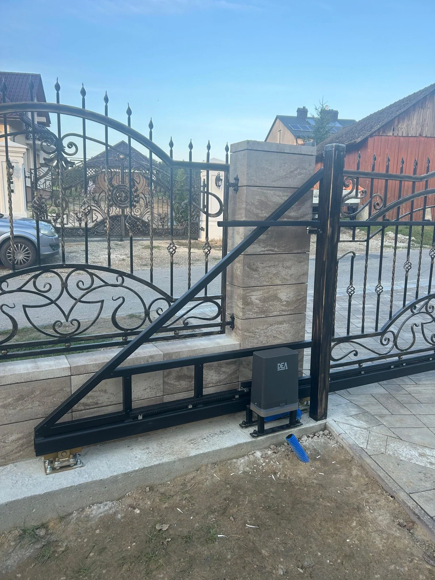 Automat Bramy Przesuwnej - Napęd DEA (Montaż)