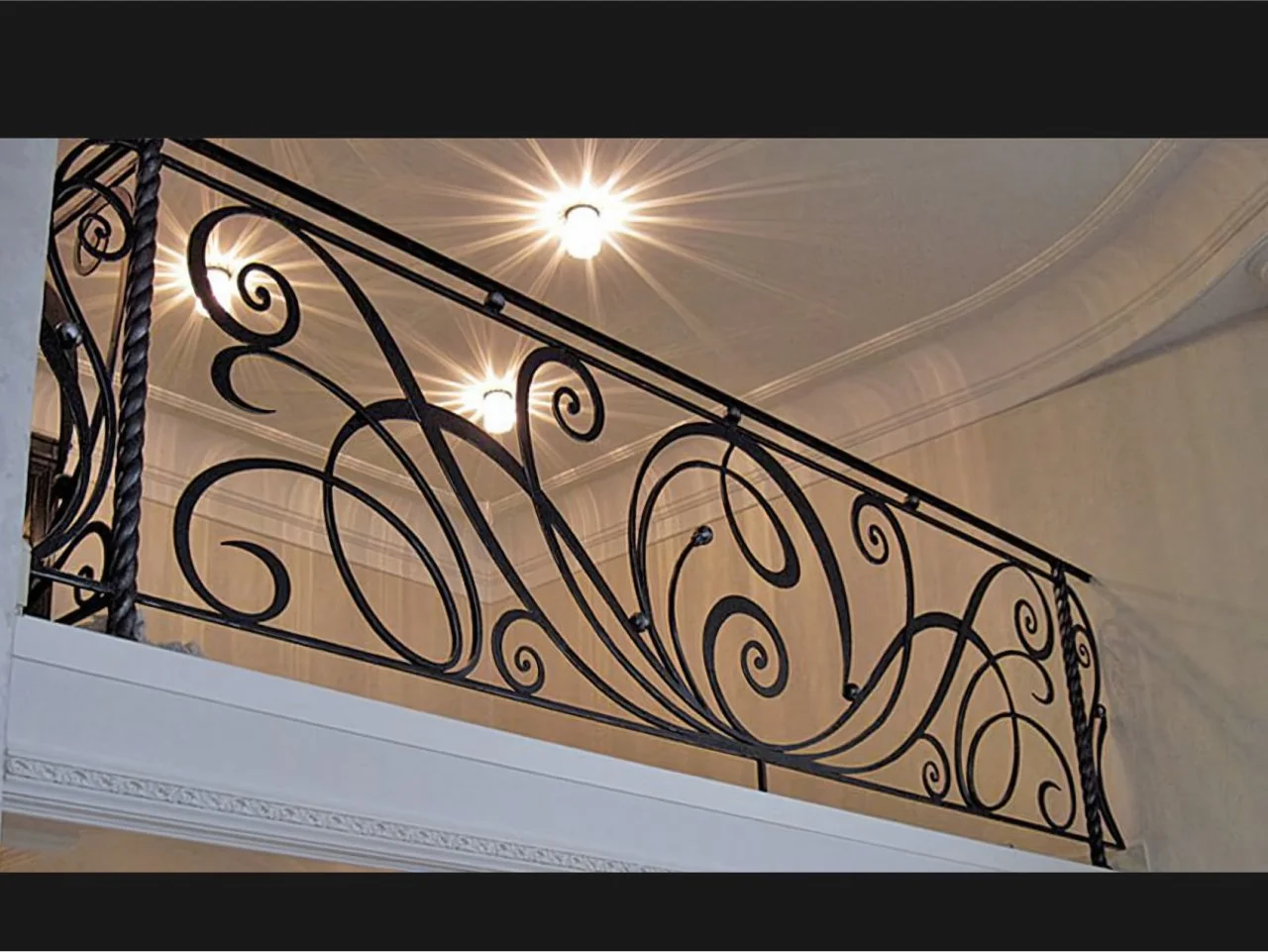 Balustrada na Antresolę - Kute Zawijasy