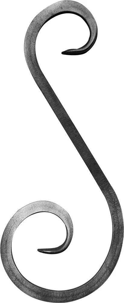 Balustrada balkonowa kuta 'Brzuszek' - wzór symetryczny