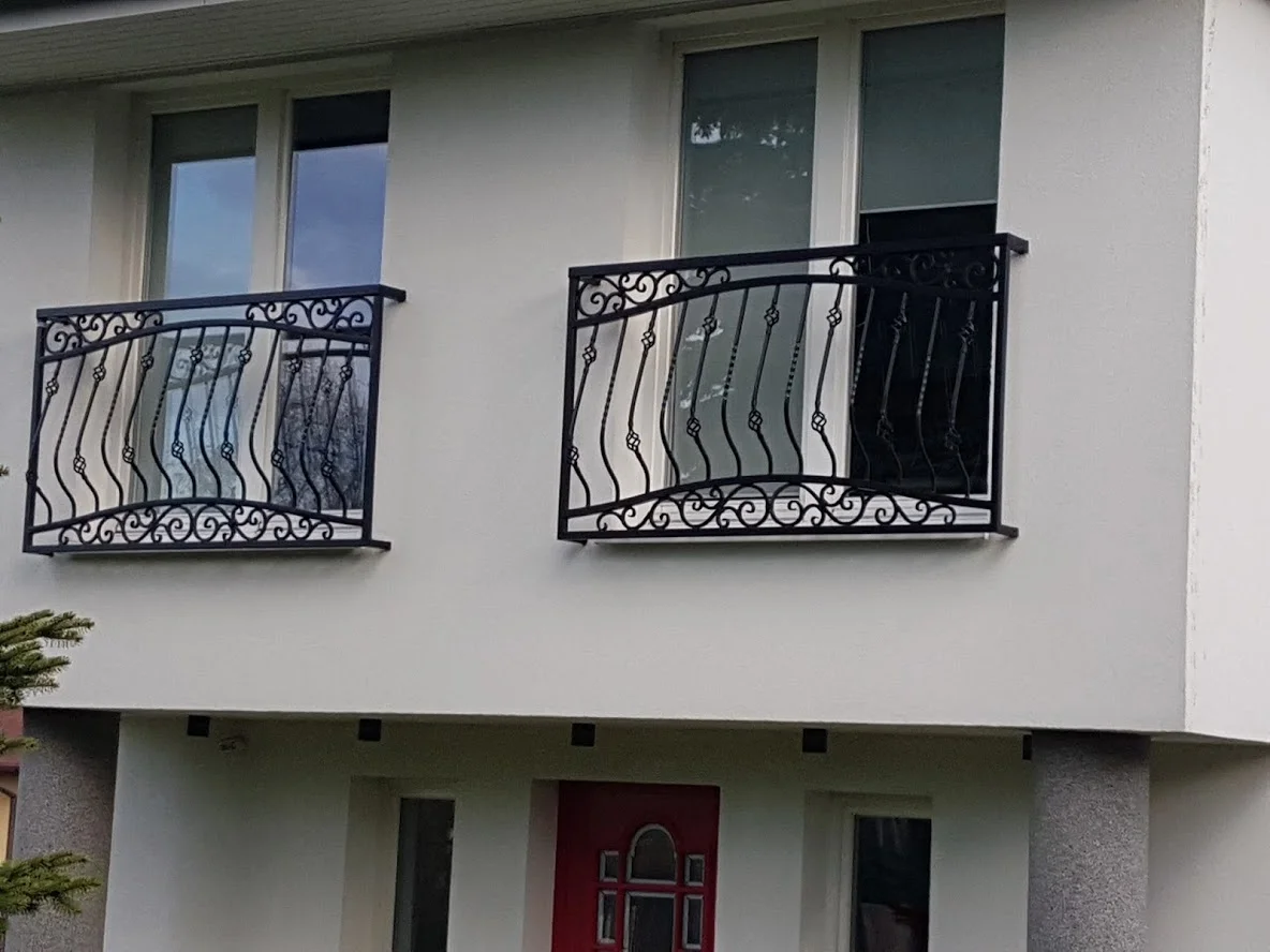 Balustrada balkonowa kuta łukowa