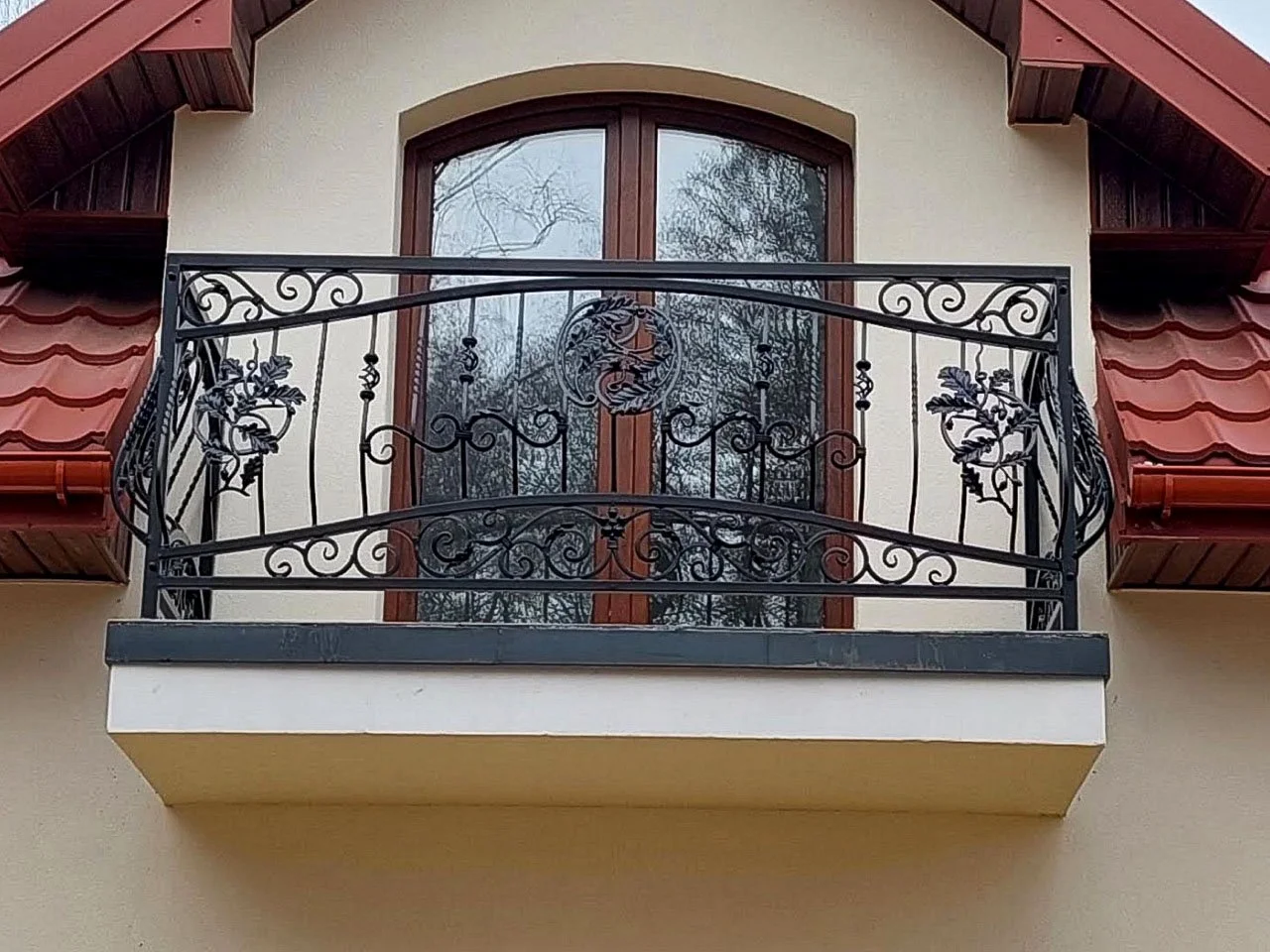 Balustrada Balkonowa Kuta z Ornamentem