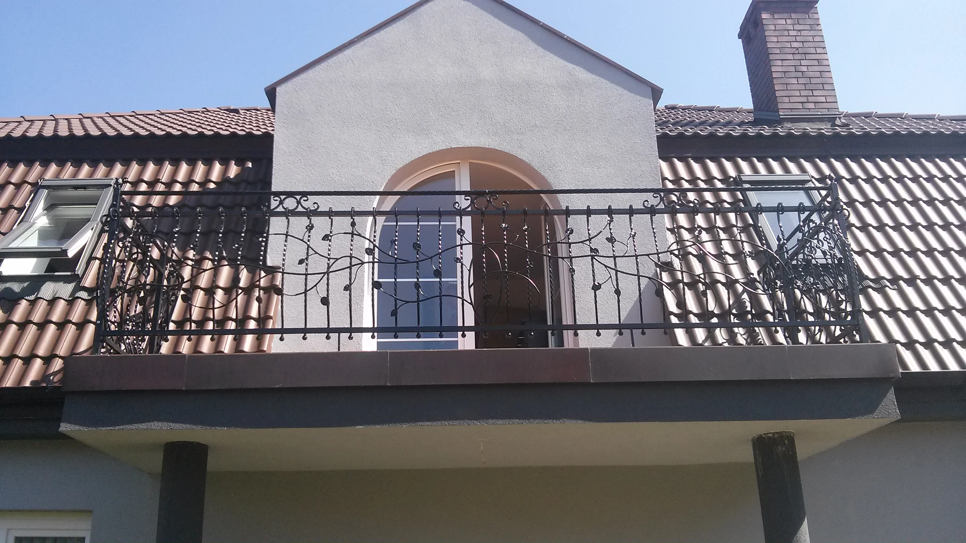 Ekskluzywna Balustrada Kuta - Motyw Roślinny