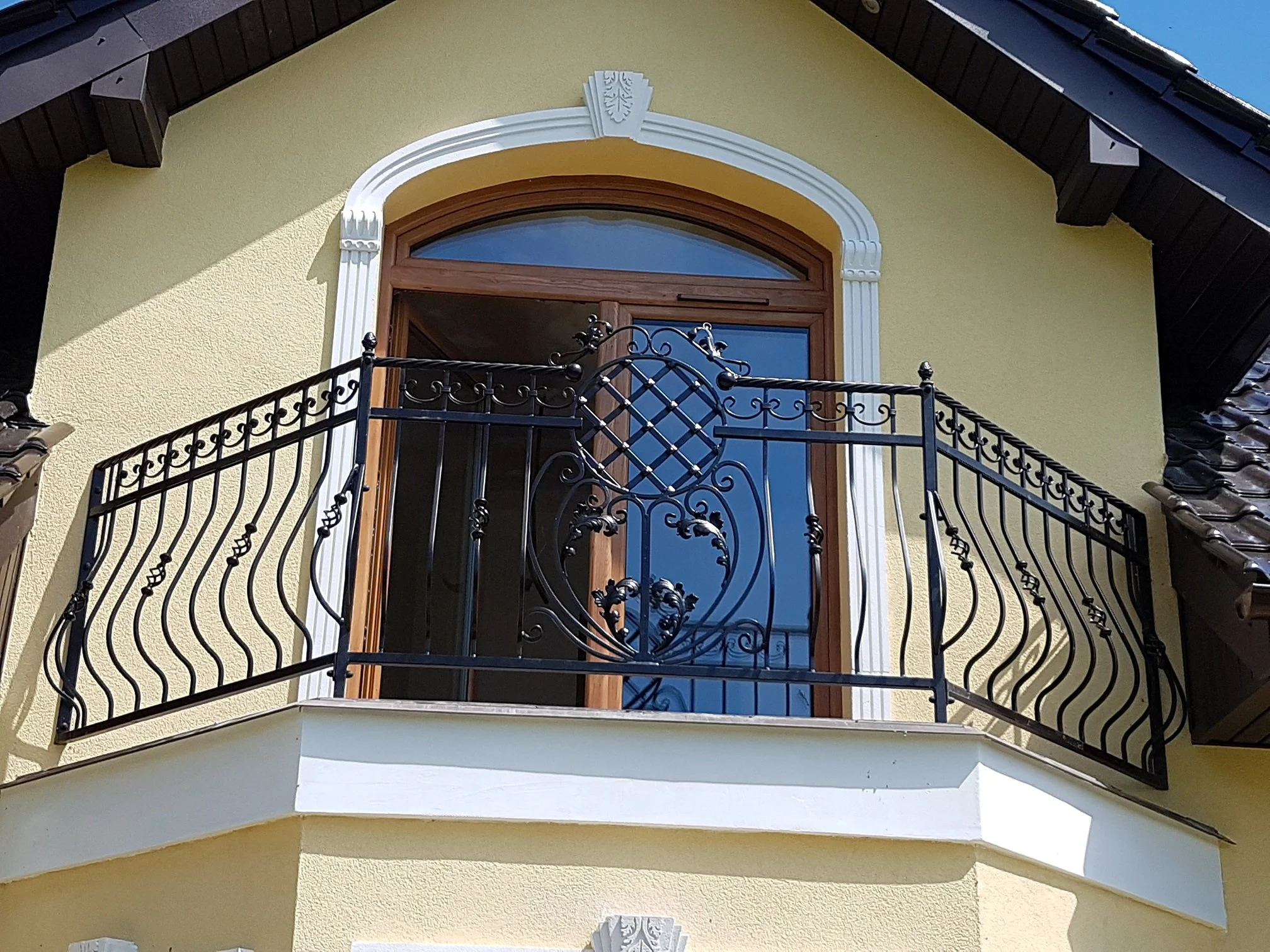 Balustrada Balkonowa - Secesyjny Łuk