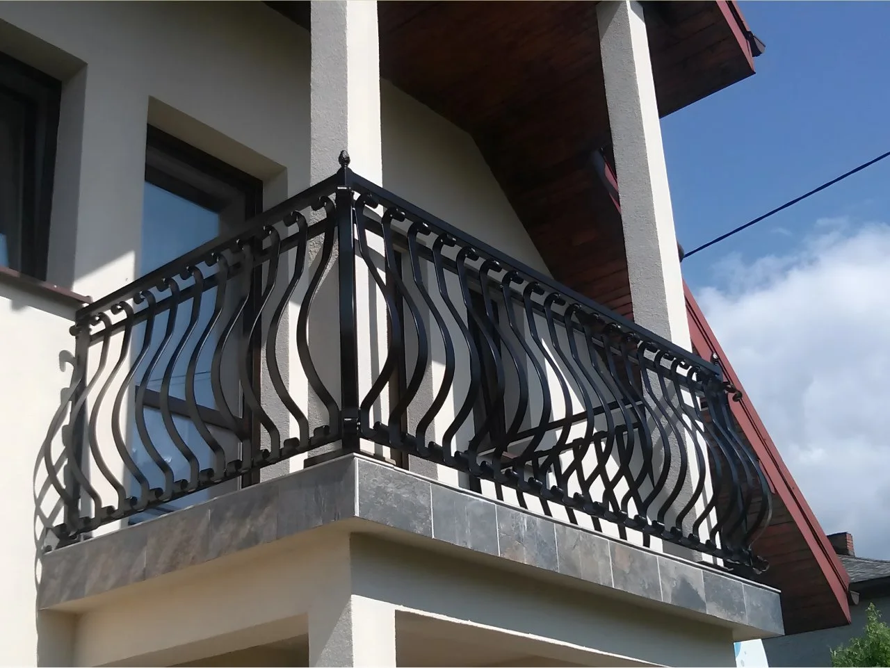 Balustrada Kuta Brzuchata - Czarny Mat