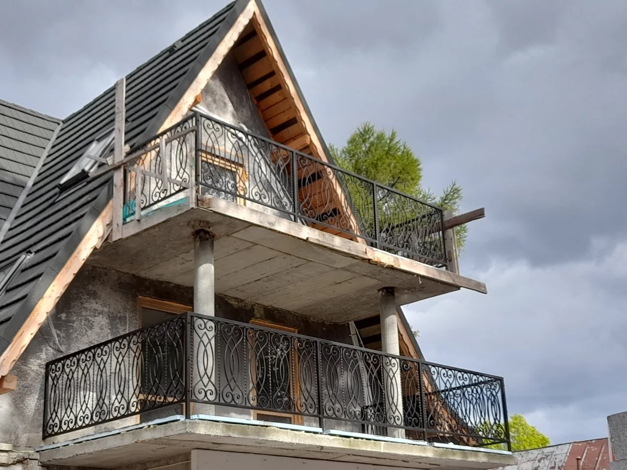 Balustrada Kuta w Domu Jednorodzinnym