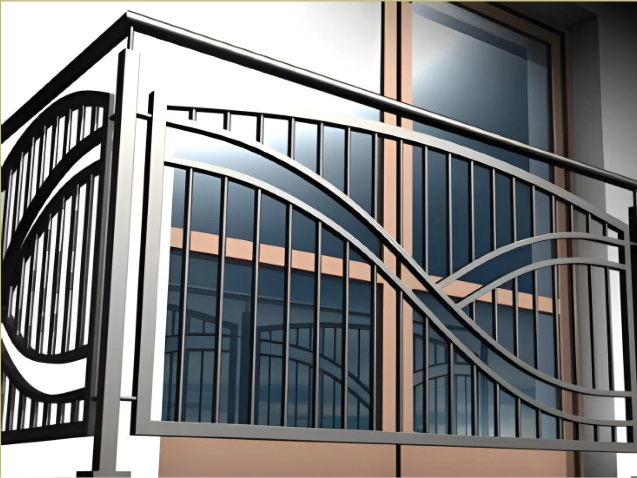 Balustrada Kuta Elipsy - Metaloplastyka Artystyczna