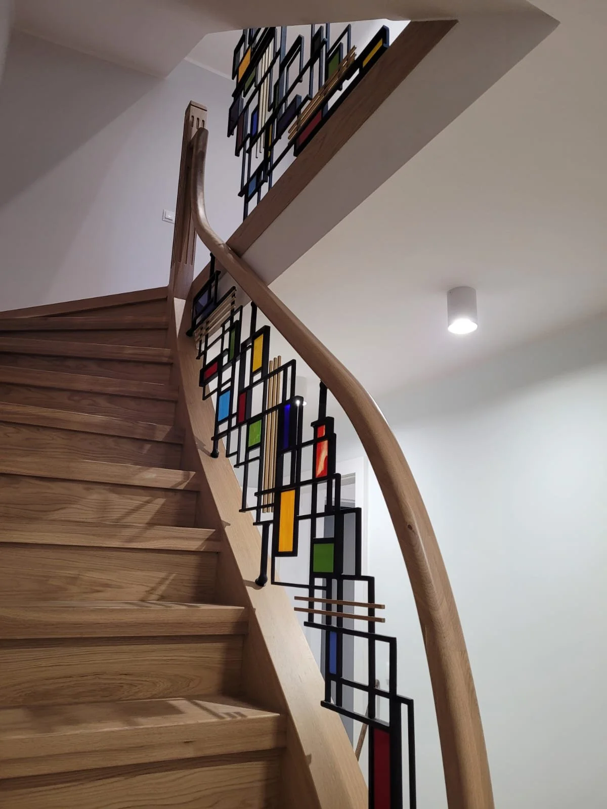 Balustrada Mondrian Style - Widok z Góry