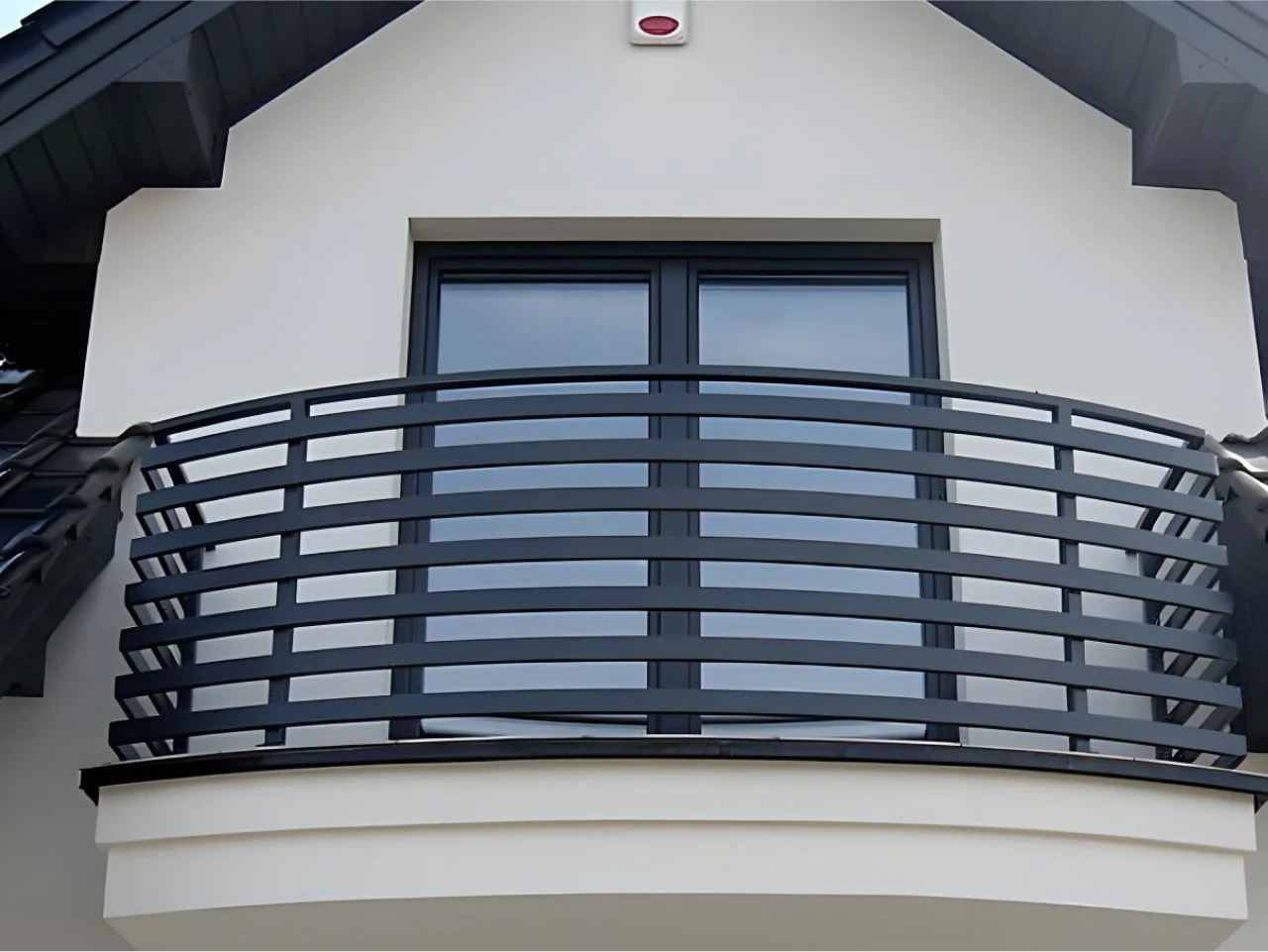 Balustrada Stalowa Czarna - Czysty Minimalizm