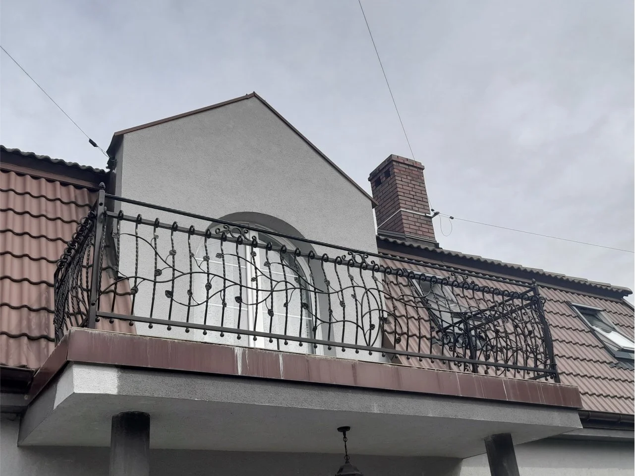 Balustrada Tarasowa - Gęsty Splot Liści