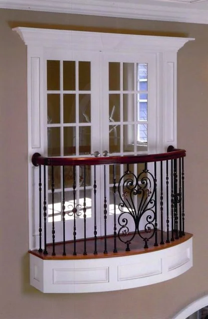 Barierka balkonowa wewnętrzna półokrągła