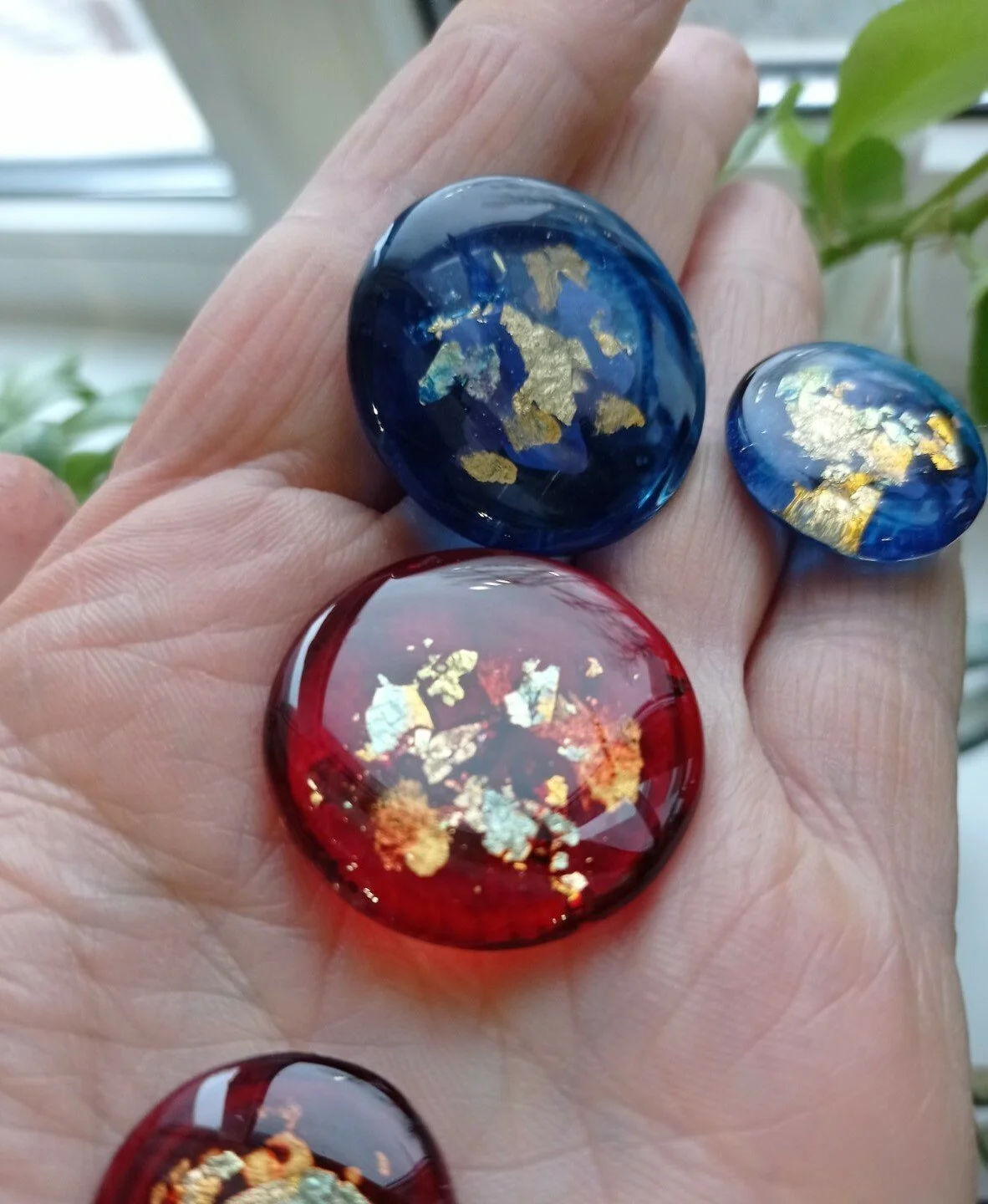 Biżuteria Fusingowa - Szklane Kamyki