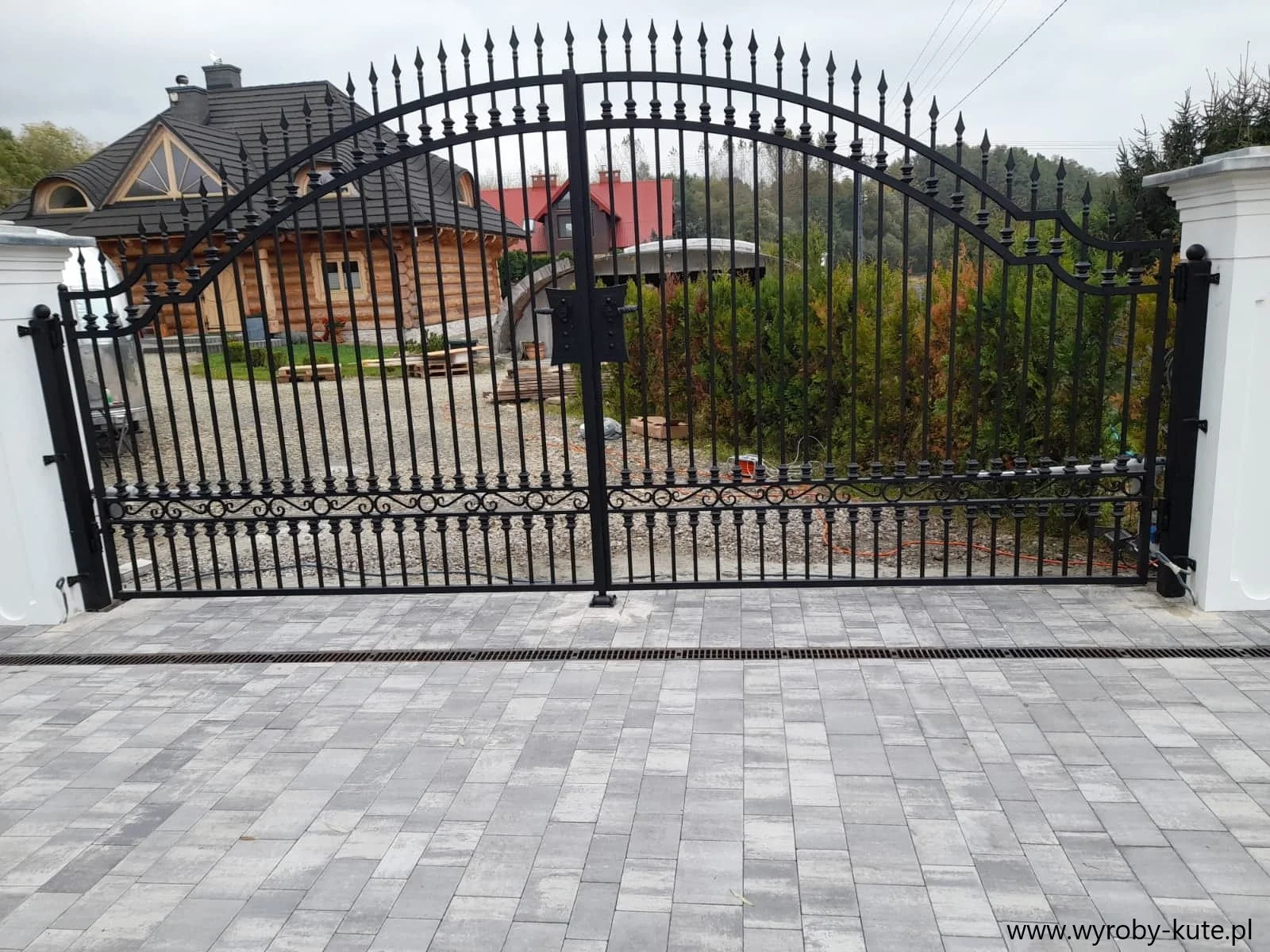 Brama Dwuskrzydłowa Klasyczna - Łukowa