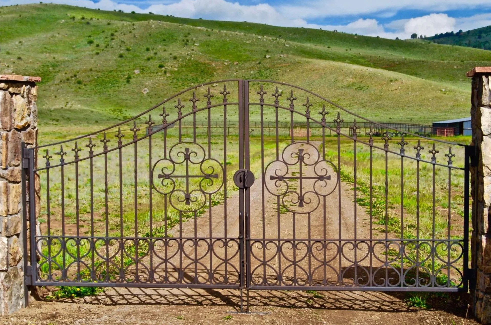 Brama Dwuskrzydłowa Kuta - Ozdobna