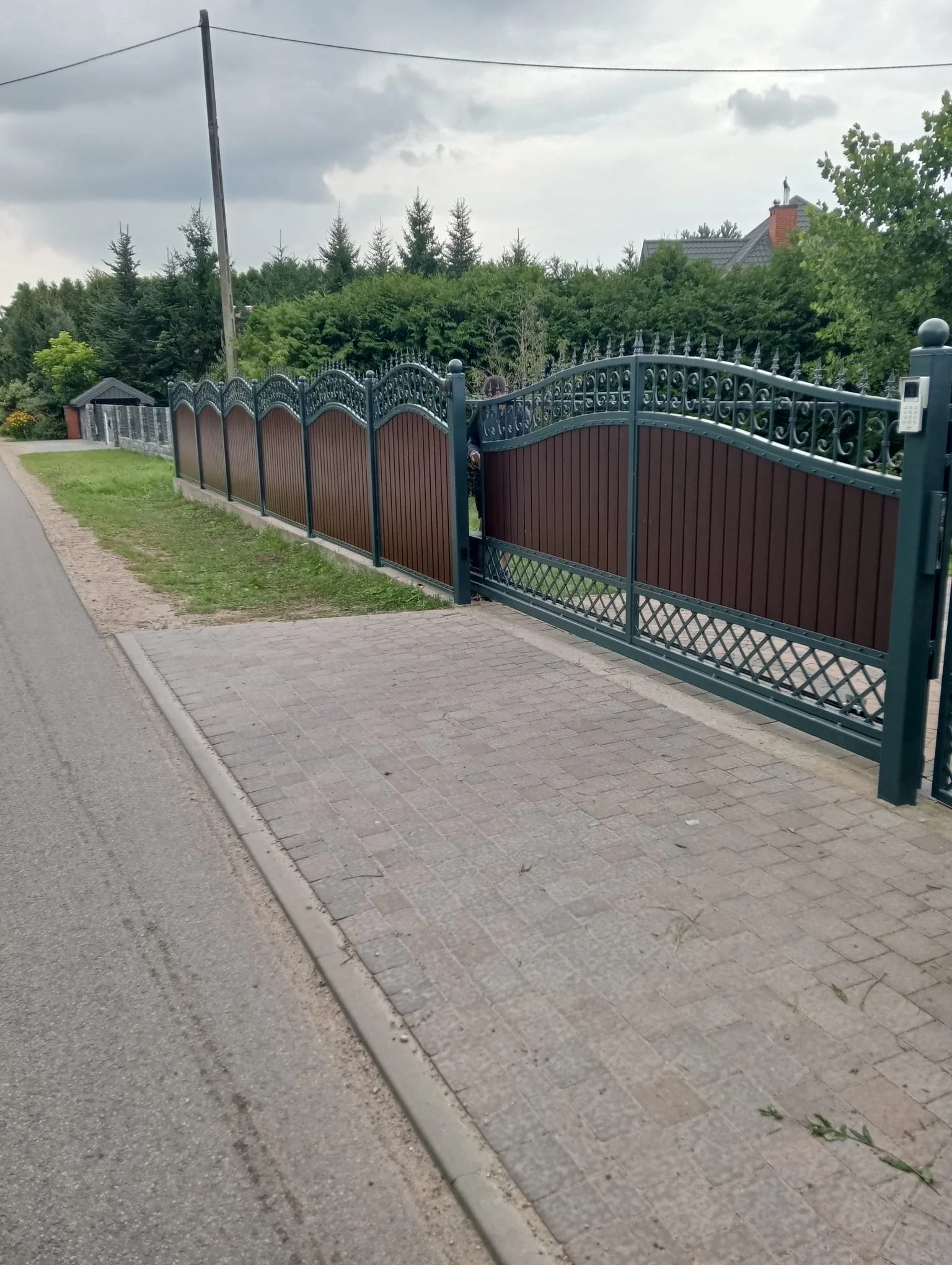 Brama i Ogrodzenie Widok od Ulicy – Reprezentacyjny Wjazd