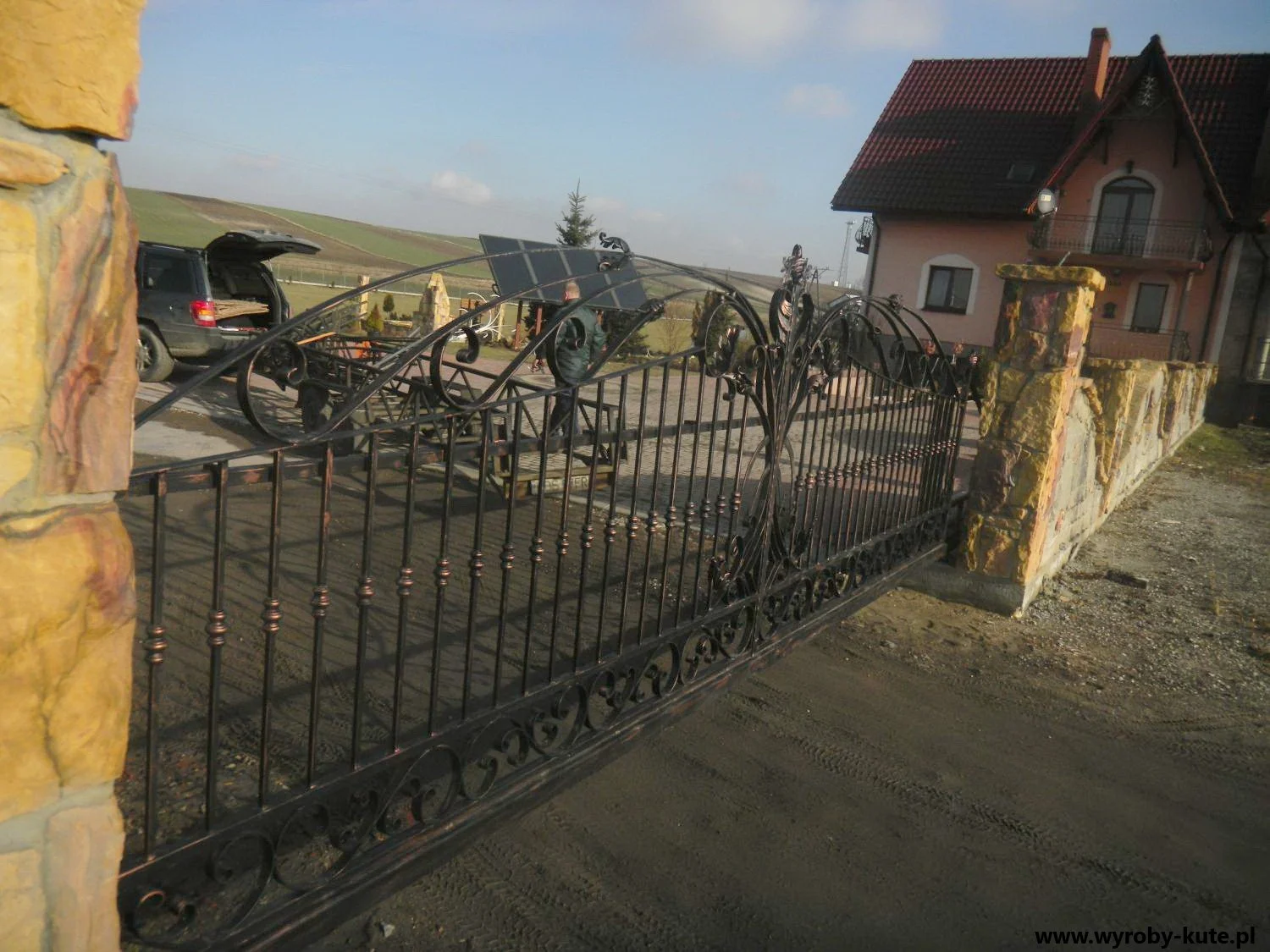 Brama Kuta Artystyczna - Splątane Pnącza