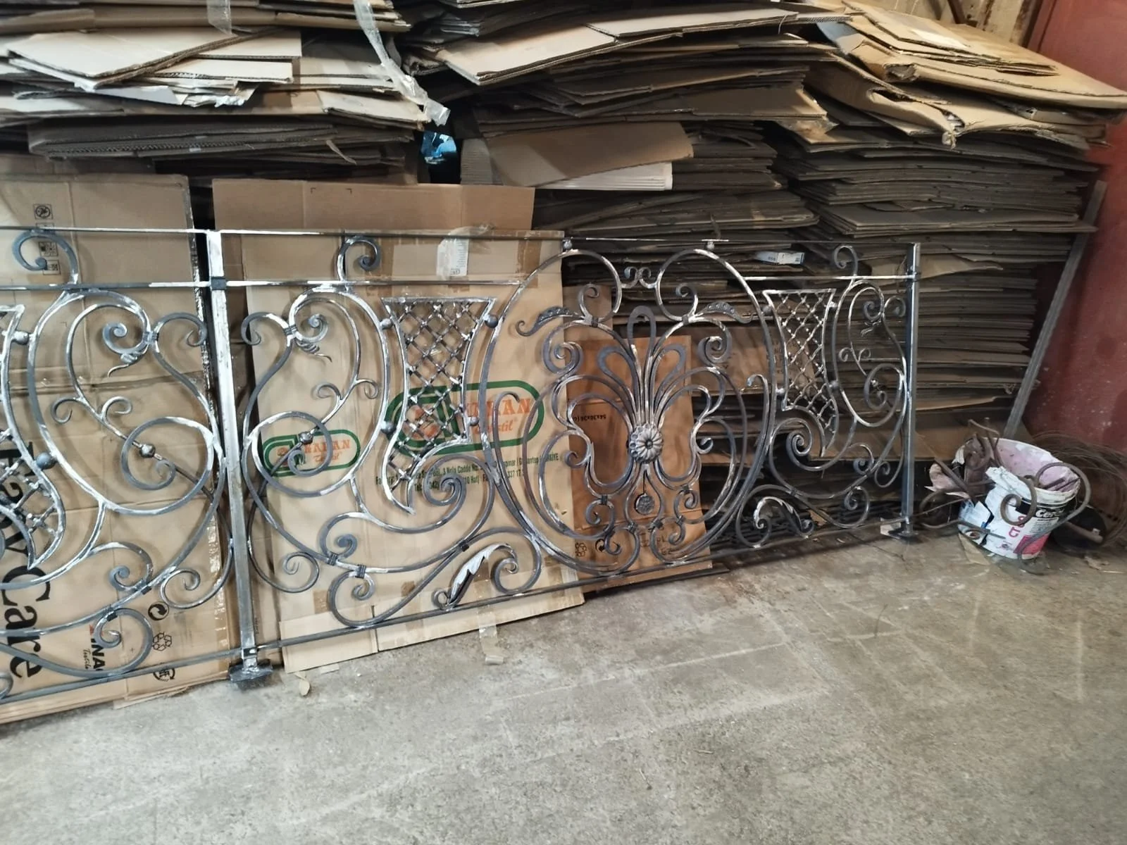 Brama Wjazdowa Otwarta - Kratownica