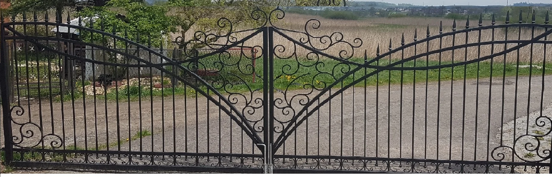 Brama wjazdowa kuta 'Fala'