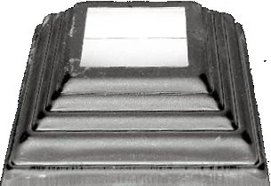 Czarna Maskownica Słupka – Malowana Proszkowo