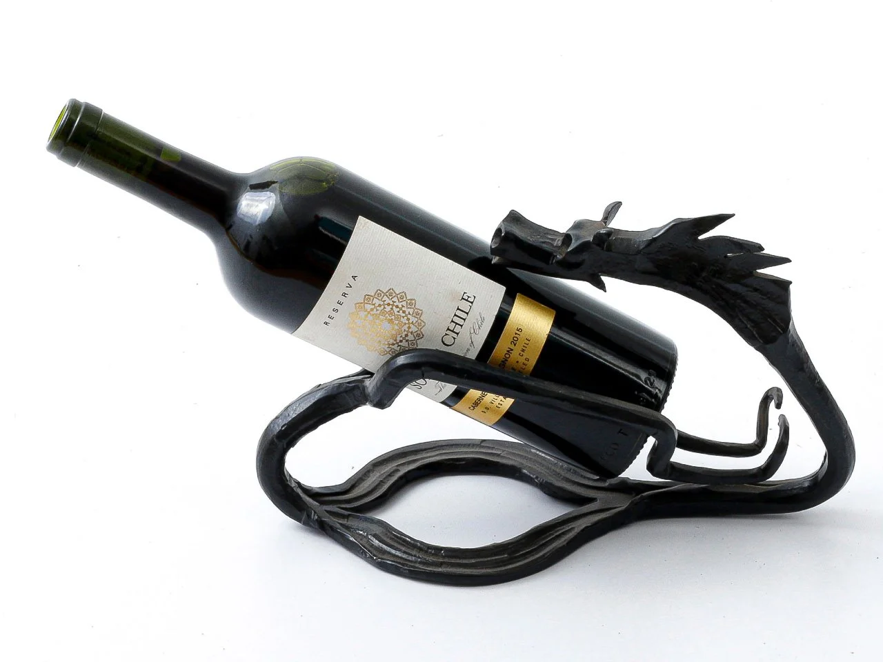 Czarny Smok - Stojak na Wino - Matowy