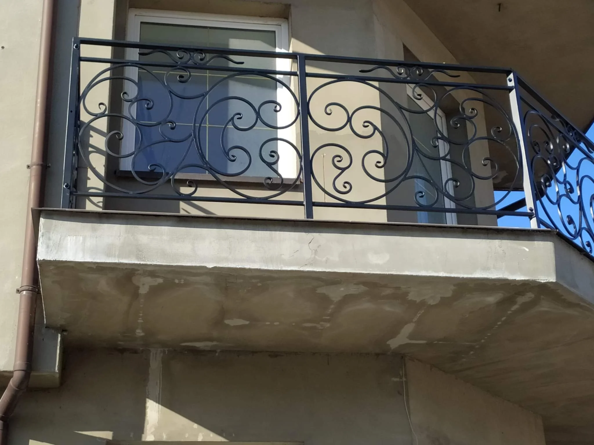 Detal Balustrady Kutej - Scrolle Stalowe