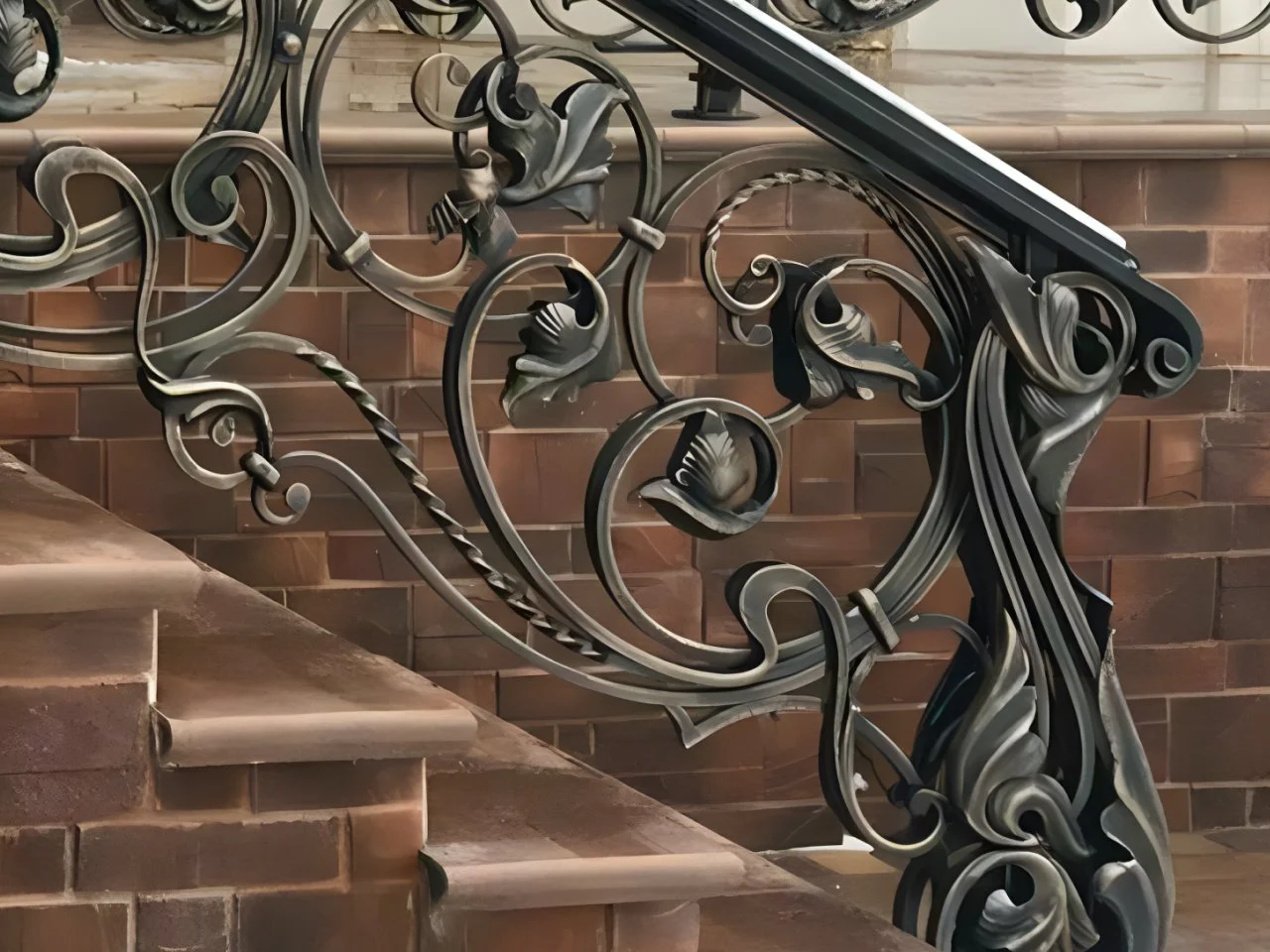 Detal Kutej Balustrady Zewnętrznej