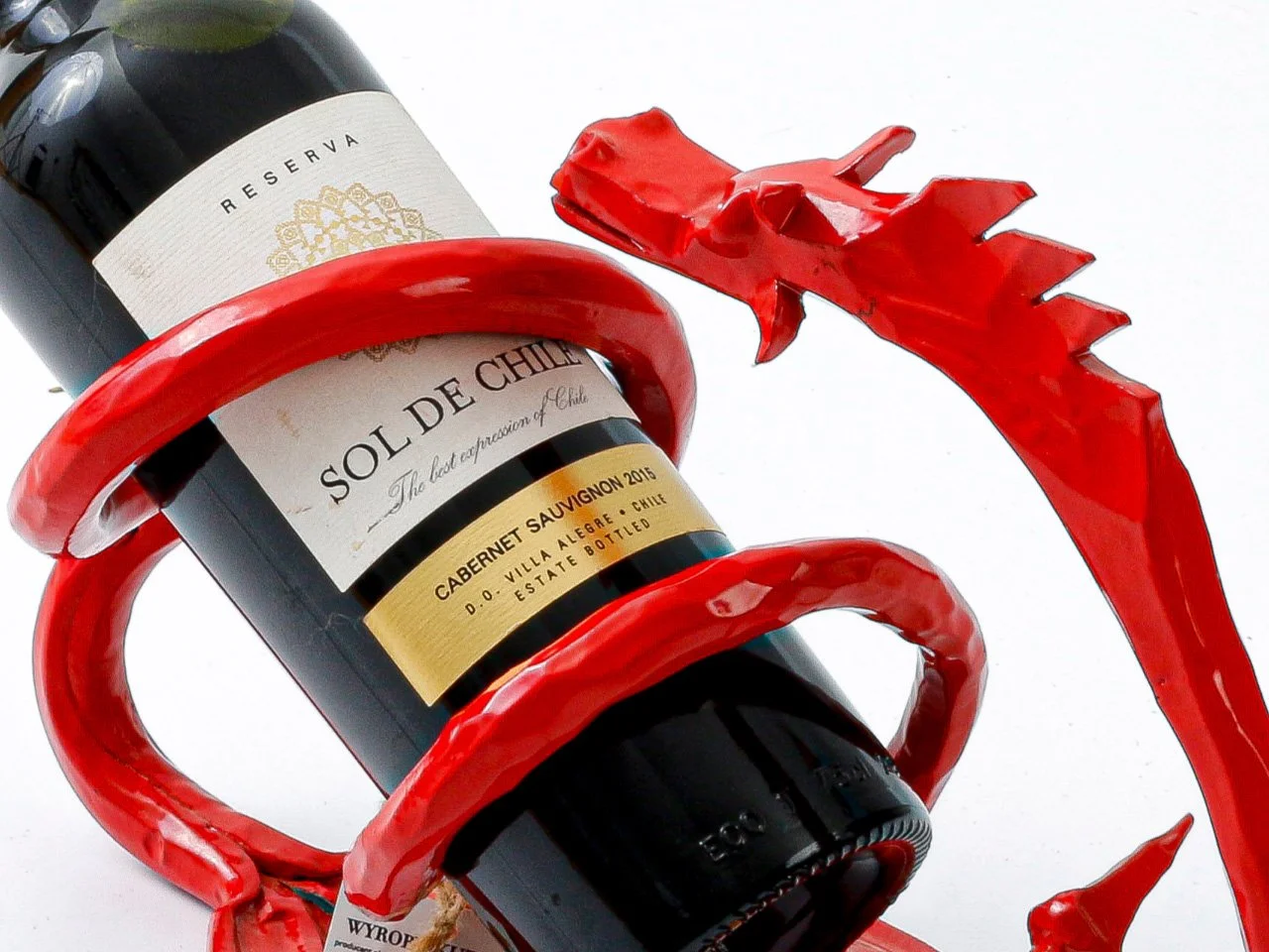 Detal Pysk Smoka - Czerwony Metal