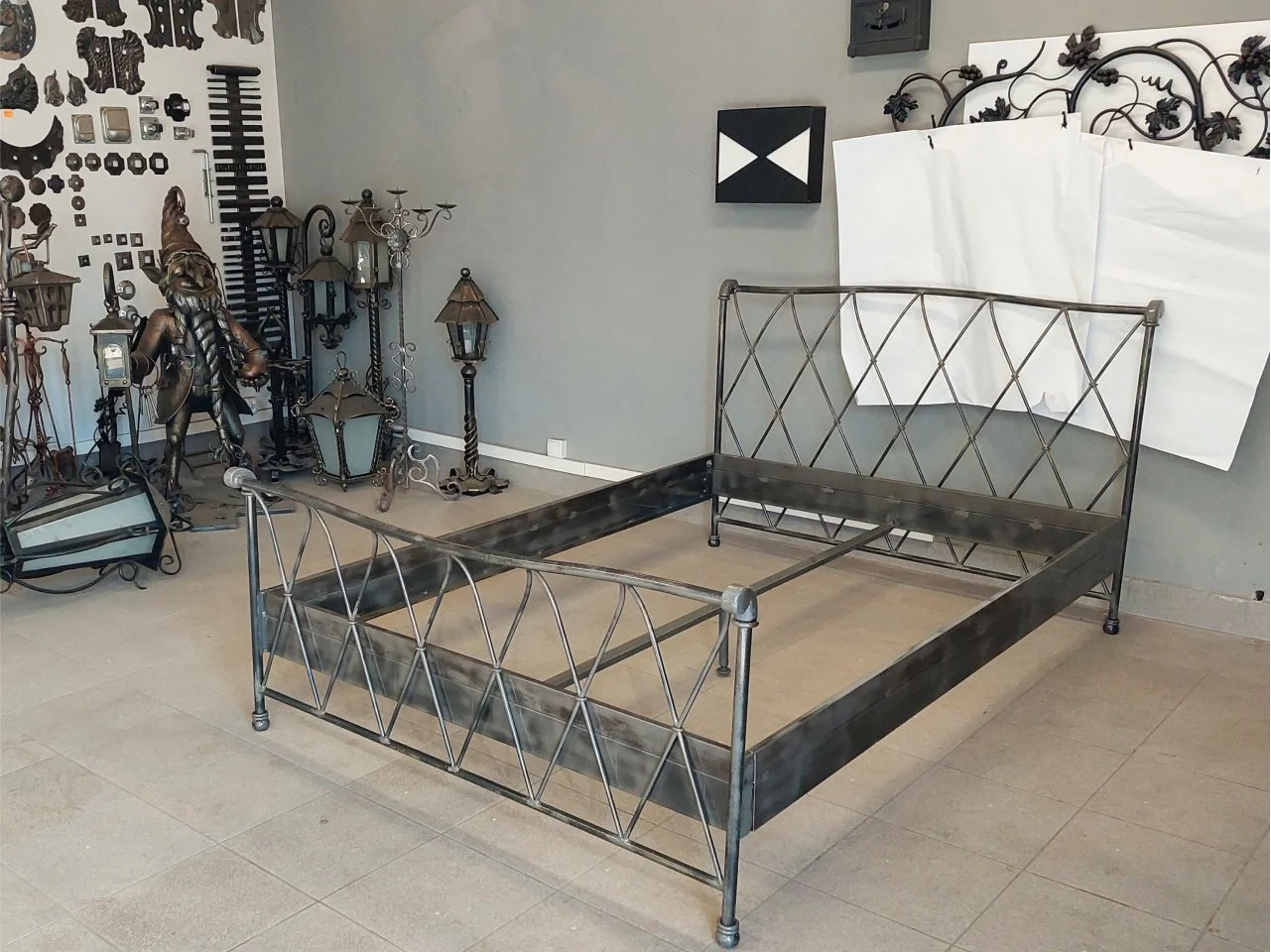 Ekskluzywne łóżko kute - Ręcznie robione