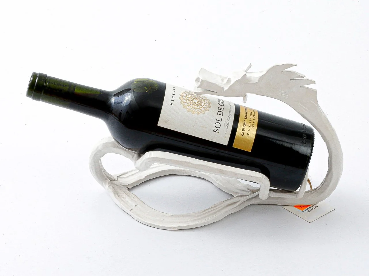 Elegancki Biały Smok z Winem - Prezentacja