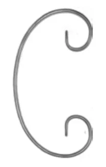 Element kuty  „C”, 01.039  220 x 115mm,