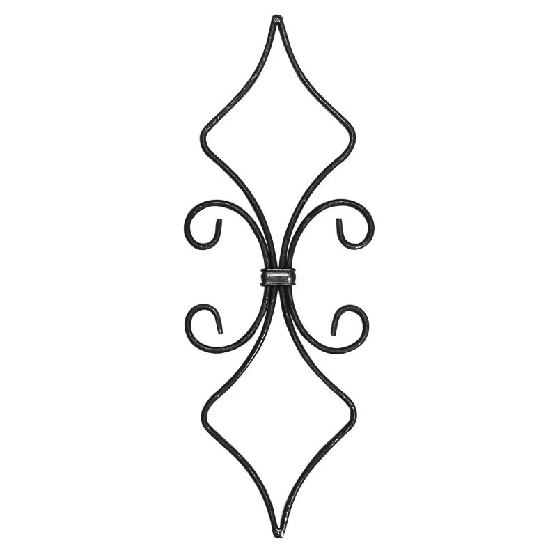 Element kuty dekoracyjny do balustrad i bram