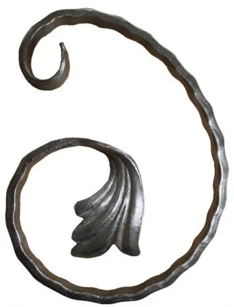 Element Kuty 'Eska' z Liściem - Ornament Kowalski