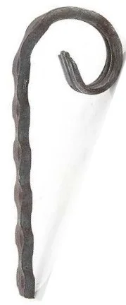 Element Kuty - Laska Fakturowana ze Ślimakiem