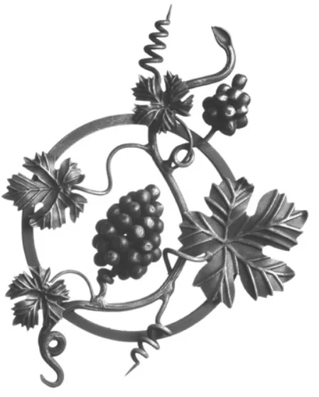 Element kuty 'Winogrono' w okręgu