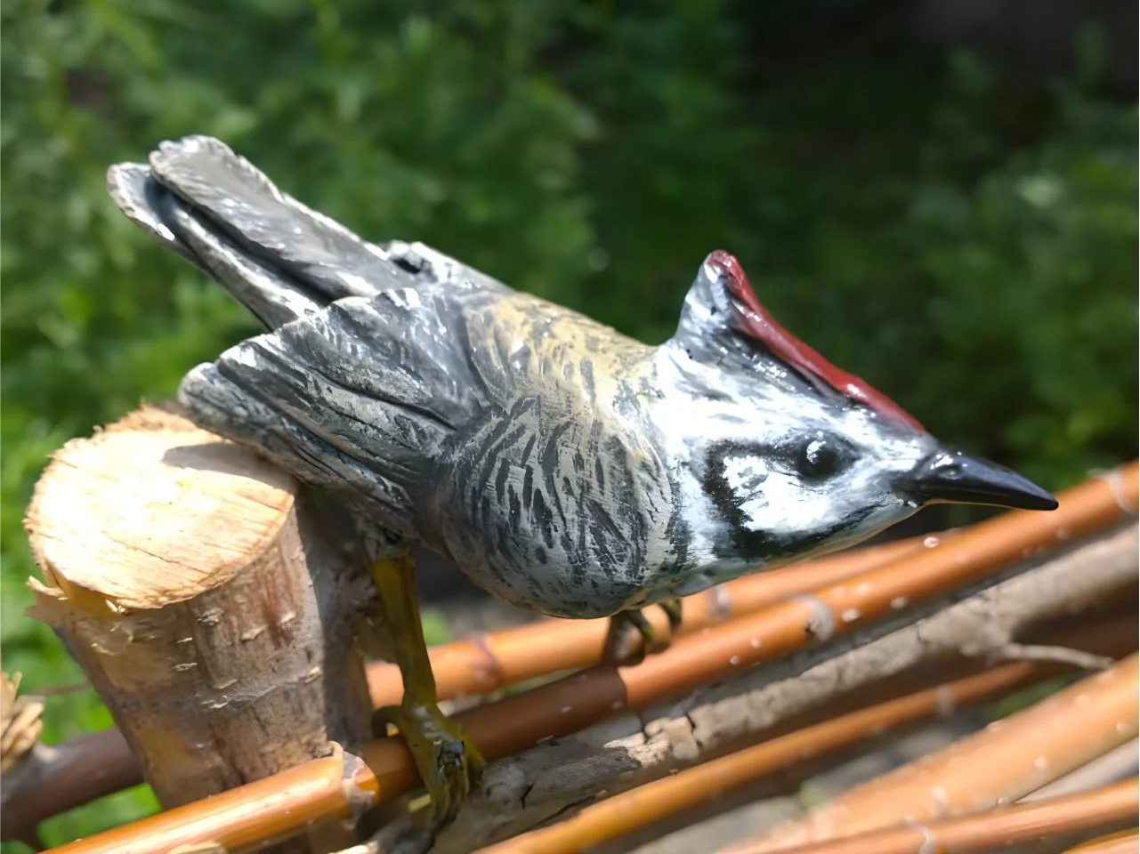 Figurka ptaszka - Sikorka (Detal)