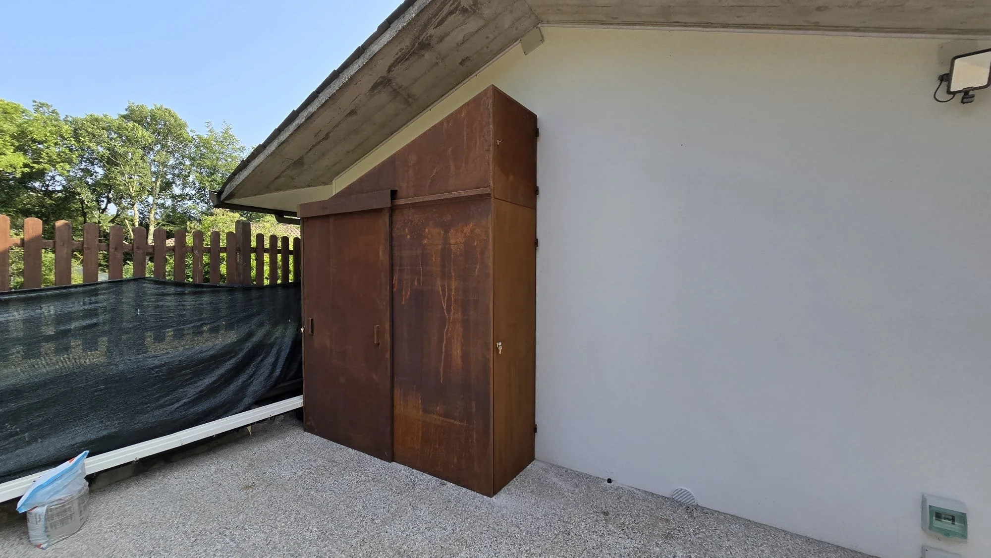 Zabudowa Gospodarcza - Stal Corten