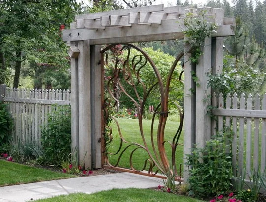 Furtka kuta organiczna - rdzawa patyna