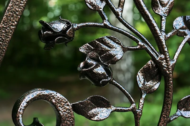 Furtka Kuta Ozdobna 'Kosz Kwiatowy' (Zbliżenie)