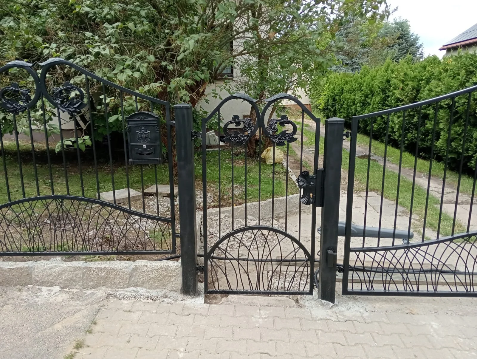 Furtka Kuta Wejściowa z Rozetą