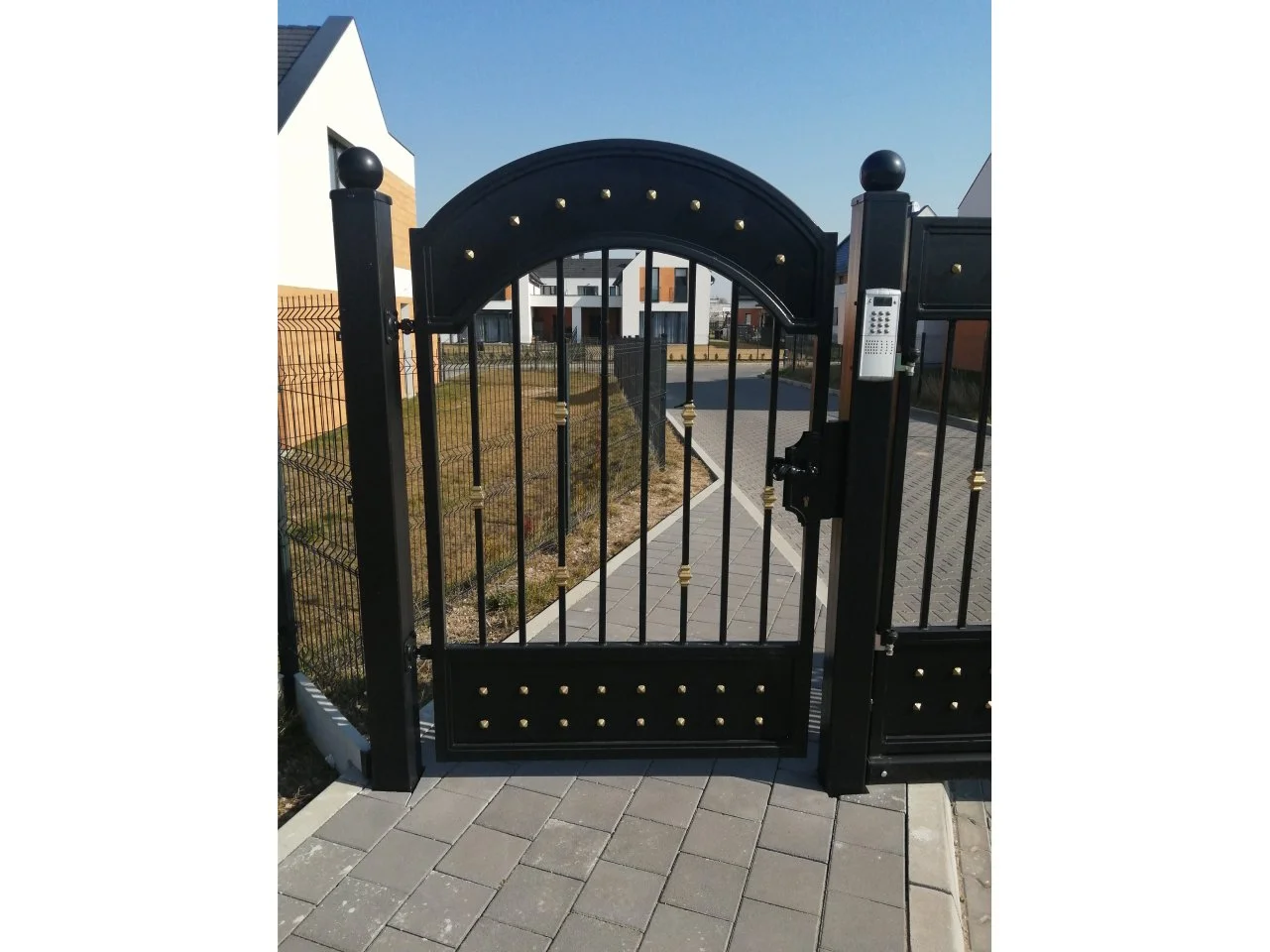 Furtka modern - Wejście industrialne