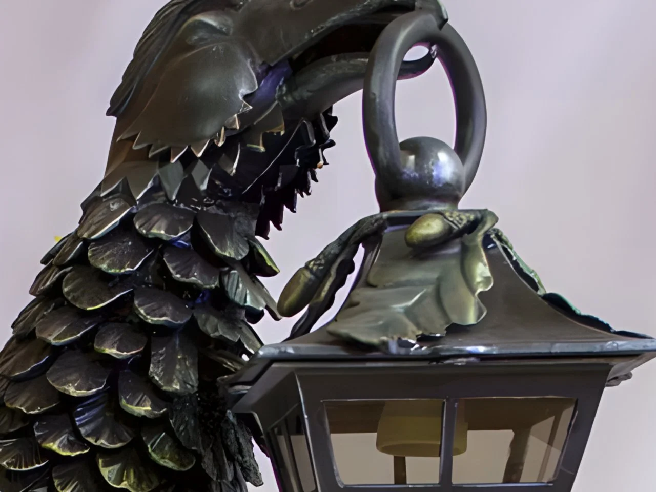 Głowa kruka - Zbliżenie detal kowalski