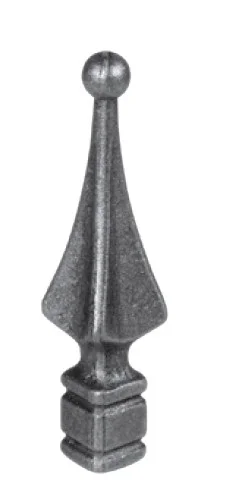 Grot kuty ozdobny z kulką i podstawą 1211