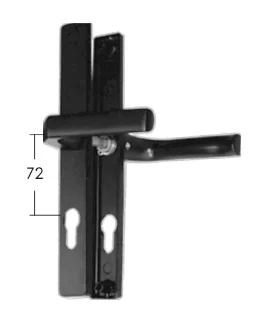 Zestaw Klamko-Pochwyt Bramowy