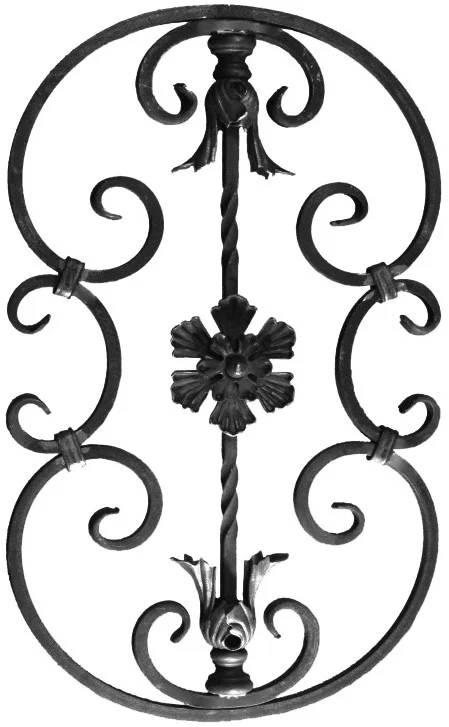 Klasyczny Ornament Kuty - Rozeta Centralna