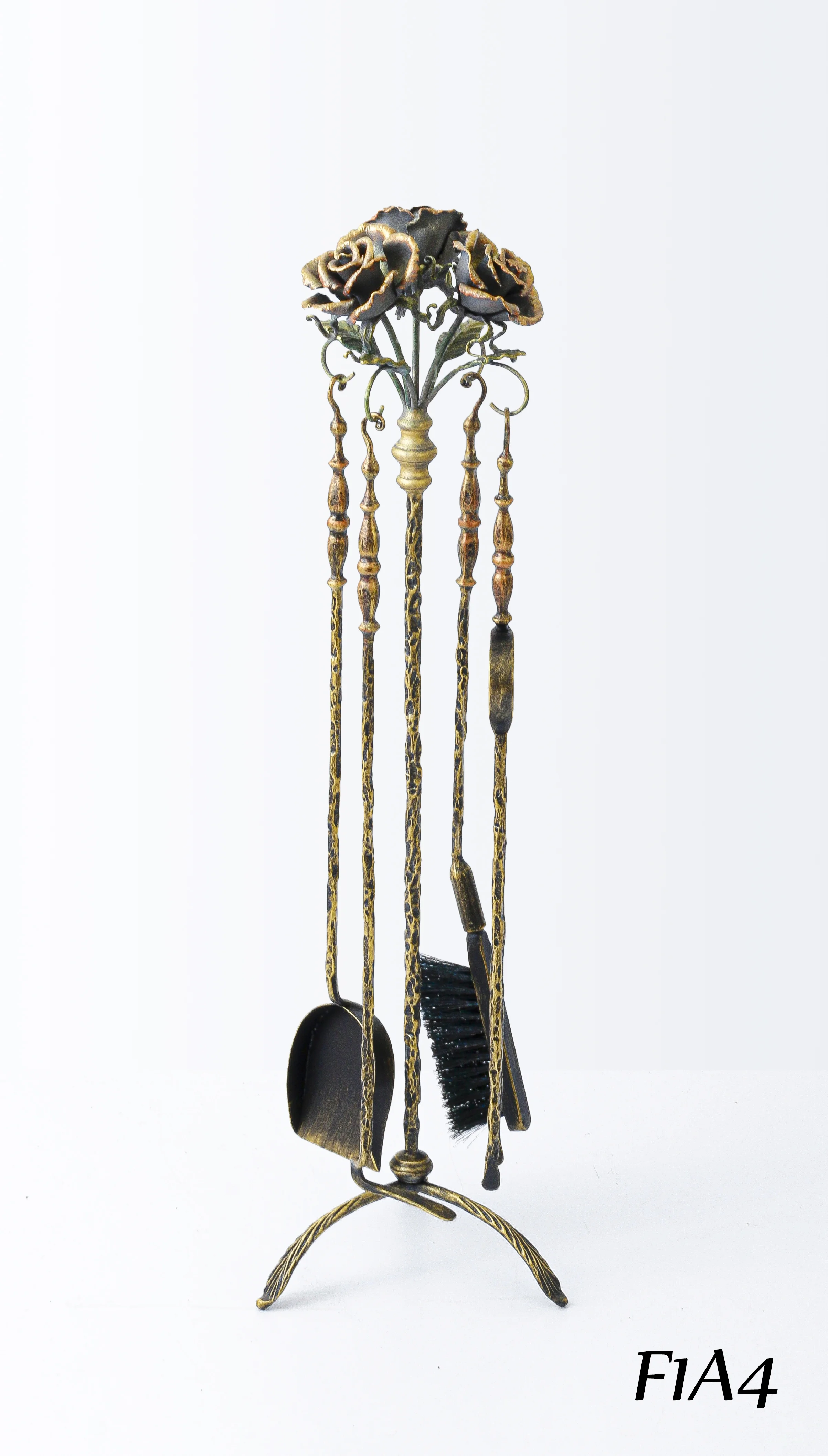 Kosz na śmieci kuty (wersja brązowa)