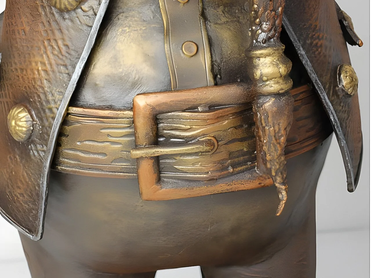 Krasnolud Detal Pas - Kowalstwo Figuralne