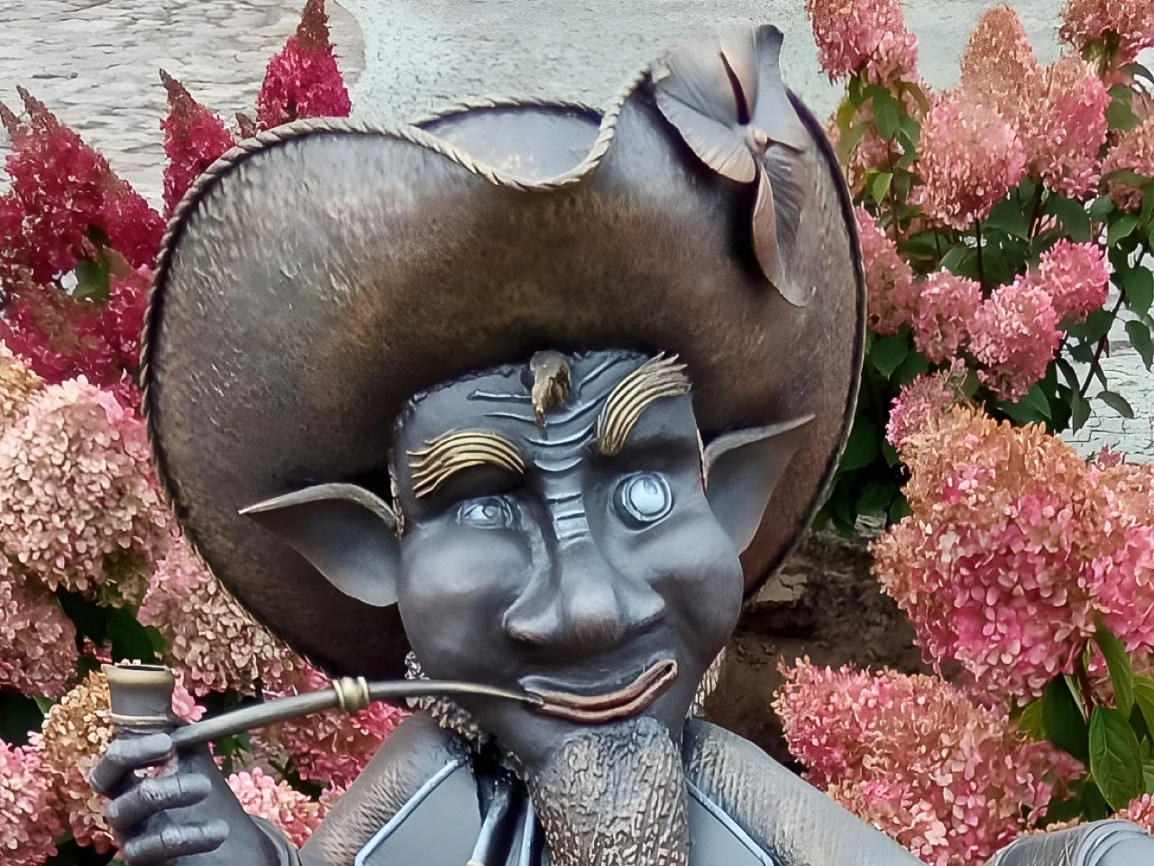 Twarz Krasnoluda - Detale Rzeźby