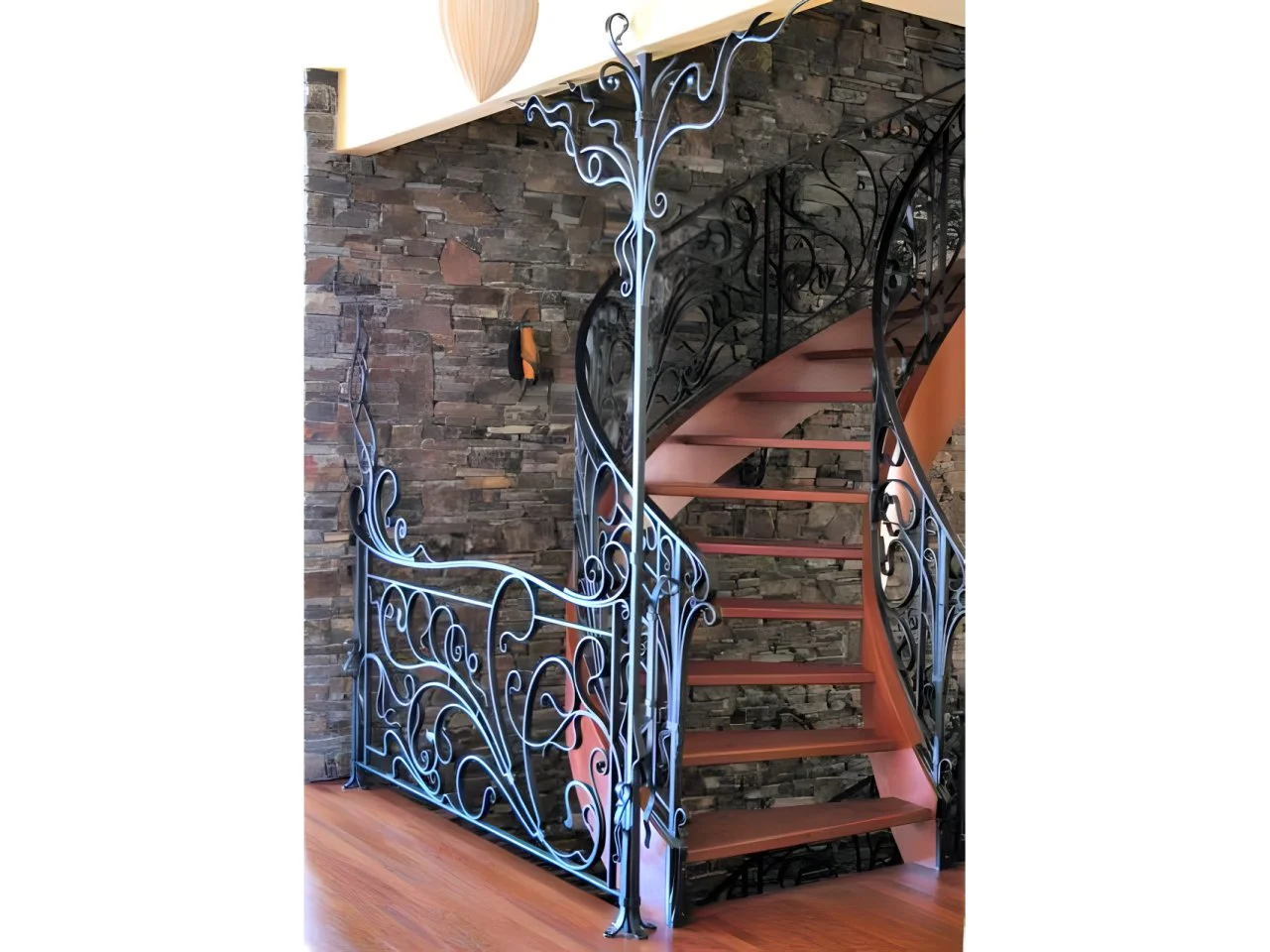 Kuta balustrada secesyjna - Schody kręcone